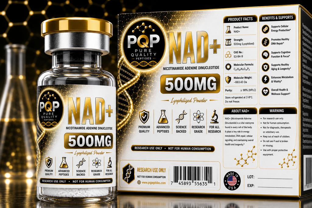 NAD+ 1000mg, 500mg