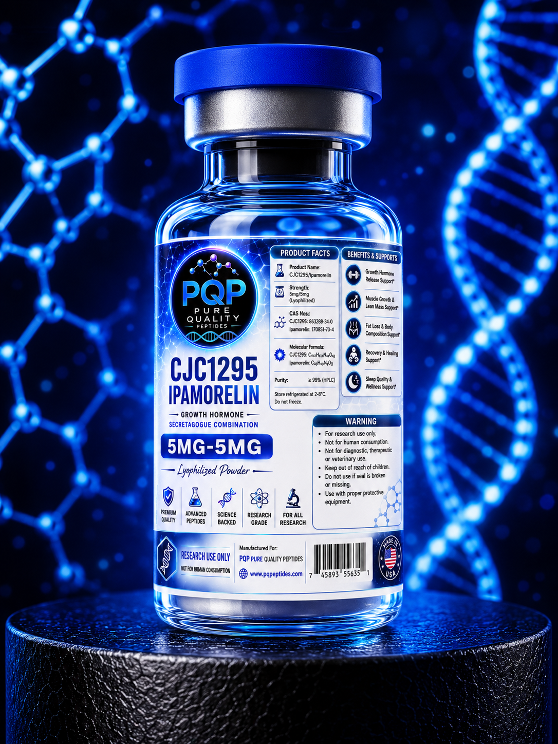 CJC-1295/Ipamorelin 5mg/5mg